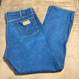 Men’s Vintage Wrangler Straight Jeans 40 40x34